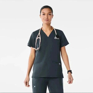 EUC Dark Harbor Figs Scrubs Set